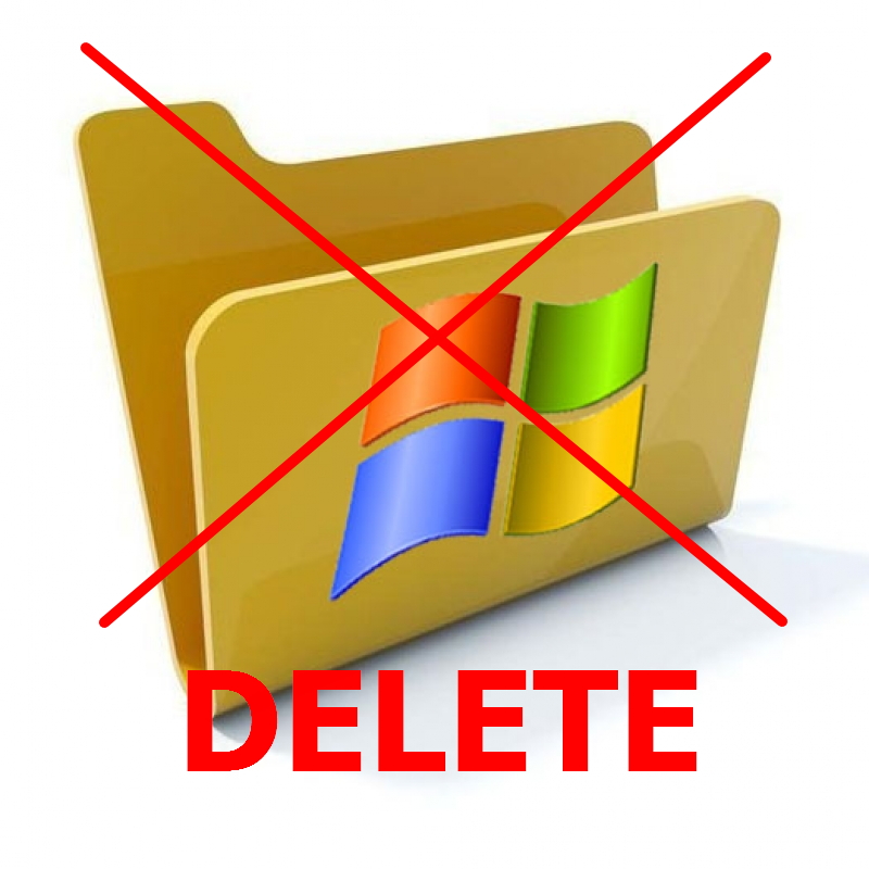 Как удалить папку со старой операционной системой Windows
